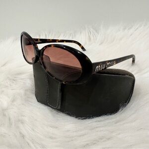 Miu Miu Tortoise Shell Sunglasses